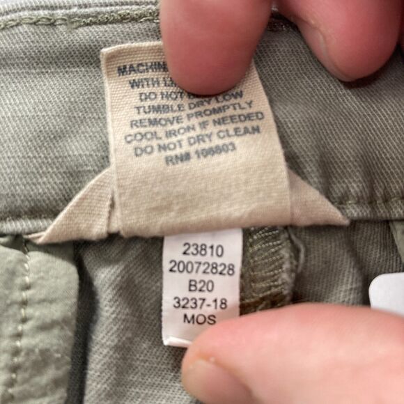 Duluth Trading Workday Warrior Chino Pants Women's 10x31 Green Stretch Bootcut - Picture 5 of 12